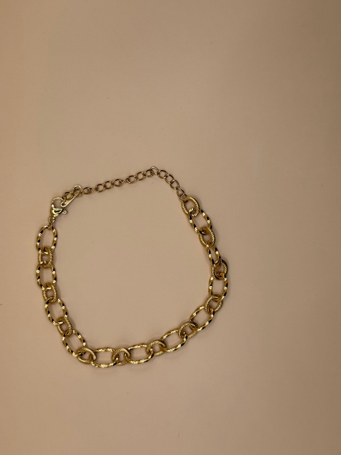 Bracelet maille doré