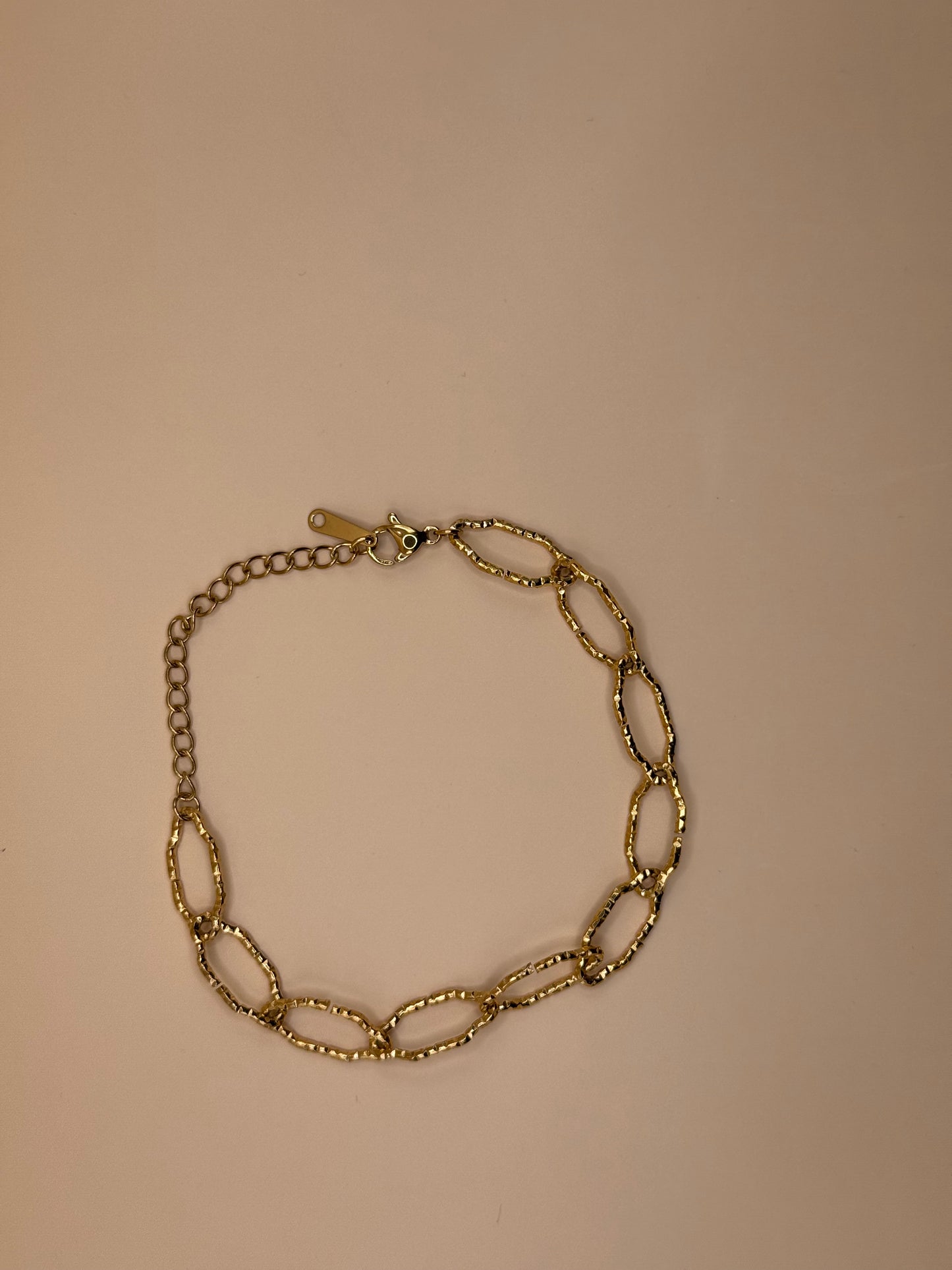 Bracelet maille doré