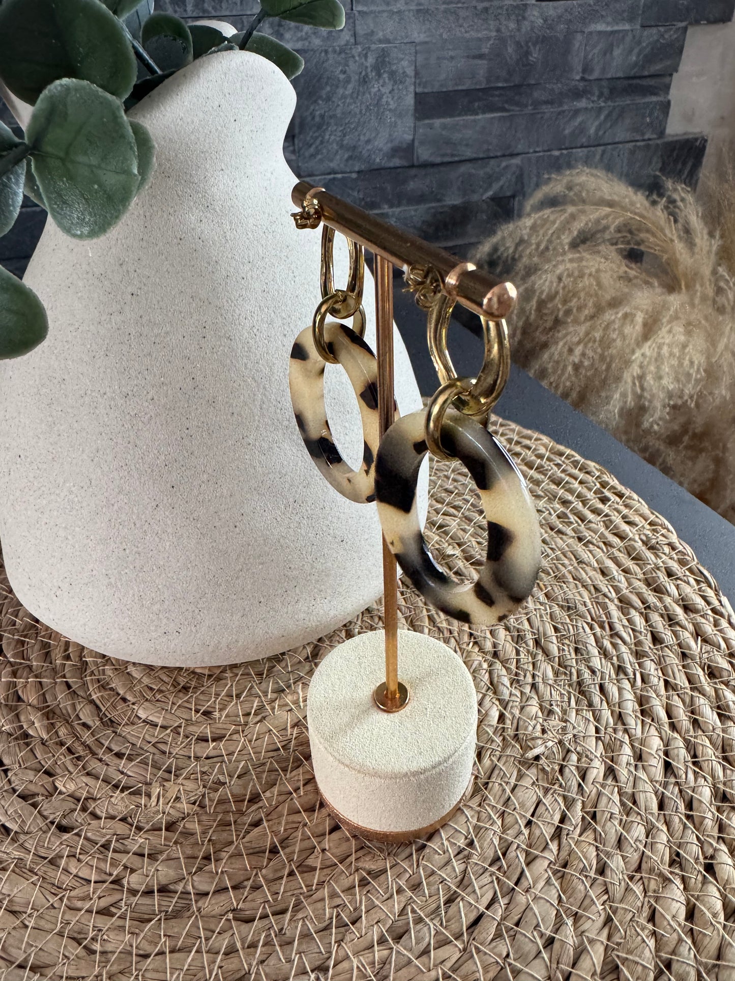 Boucles d’oreilles Fauve