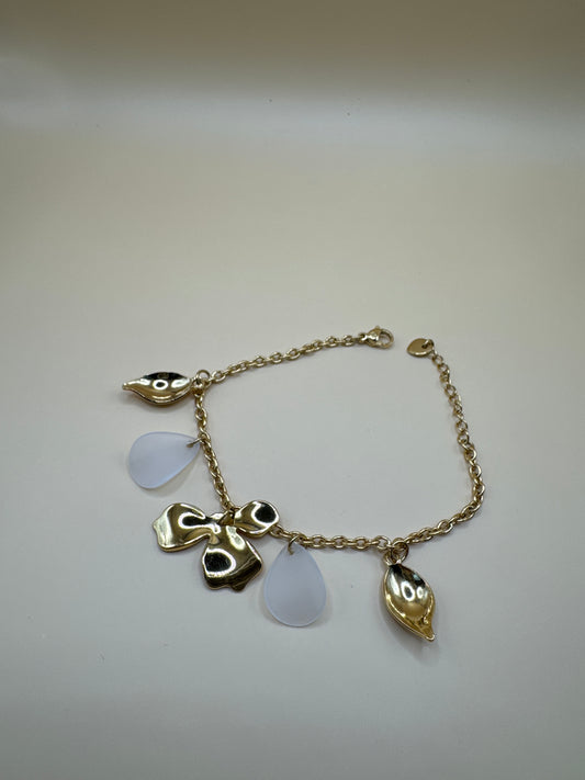 Bracelet Pétales Doré