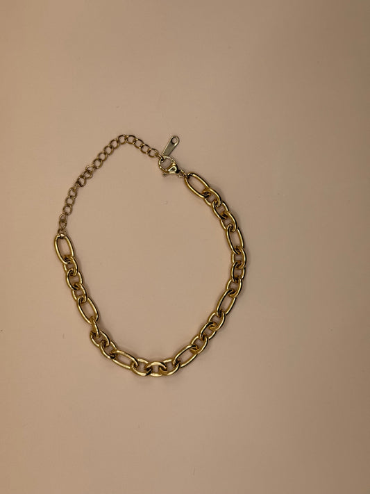 Bracelet maille doré