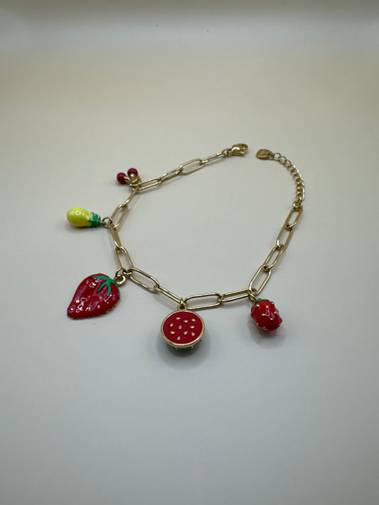 Bracelet Fraise des Bois