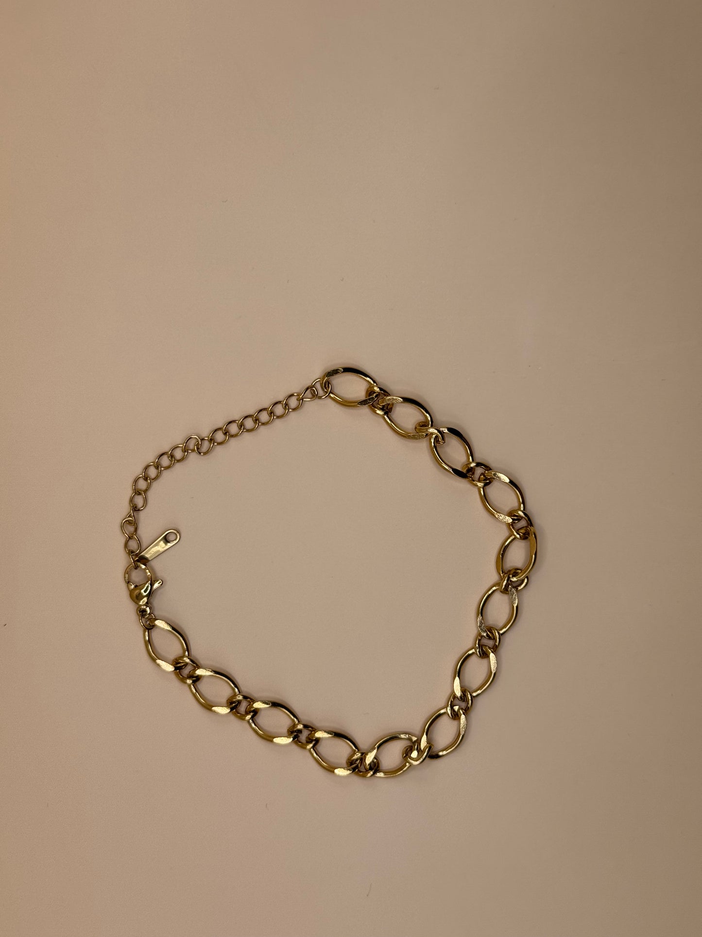 Bracelet maille doré