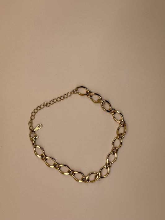 Bracelet maille doré