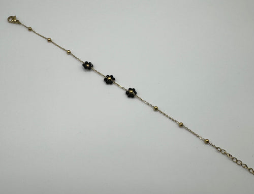 Bracelet Fleurie – Noir Onyx