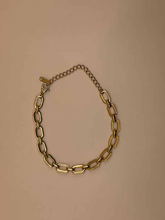 Bracelet maille doré