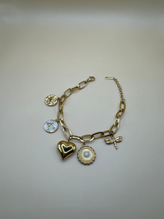 Bracelet Talisman Doré