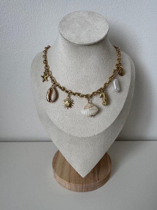 Collier Océan Doré