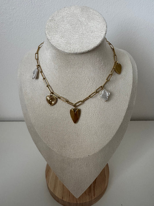 Collier Coeur de Perle