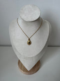 Collier Cœur de Terre Malachite